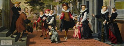 Niños ricos, padres pobres de Aert Pietersz.