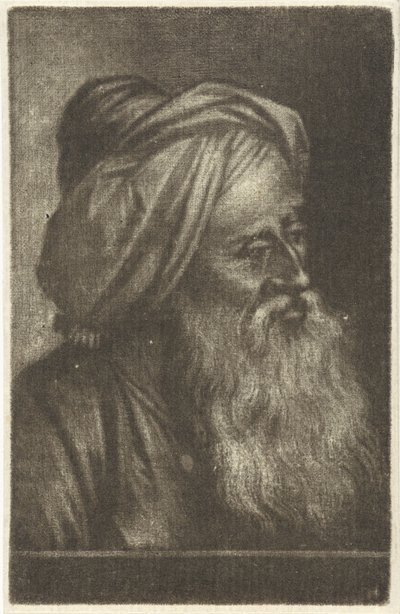 Busto de hombre con turbante de Aert Schouman