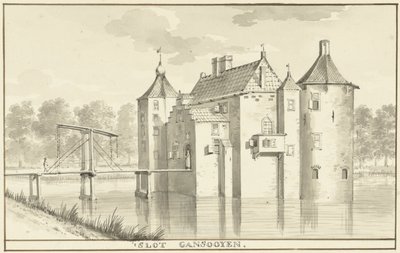 El castillo Gansoyen por Drongelen 
