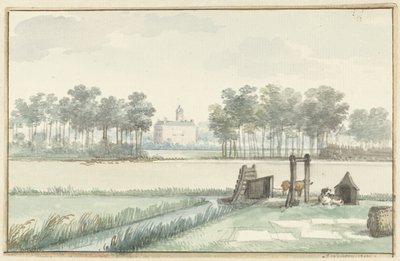 Castillo de Ter Hooge en Walcheren de Aert Schouman