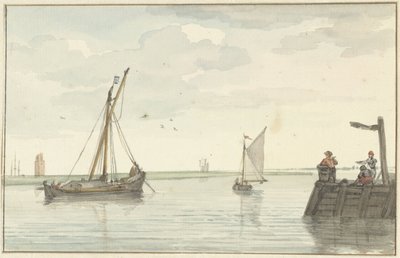 La baliza de piedra de Durgerdam y el embarcadero de Aert Schouman