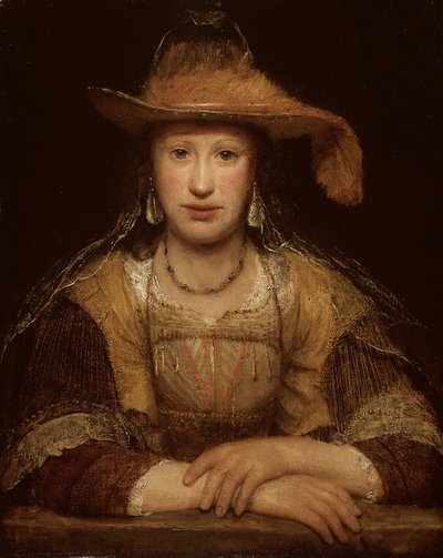 Retrato de una joven, c.1690 (óleo sobre lienzo) de Aernt de Gelder