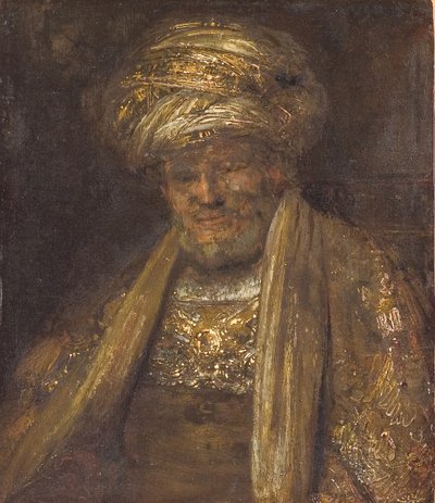 Retrato de un hombre oriental de Aernt de Gelder