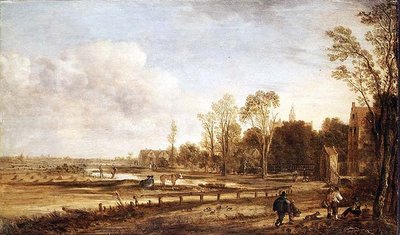 Paisaje cerca de Haarlem de Aert van der Neer