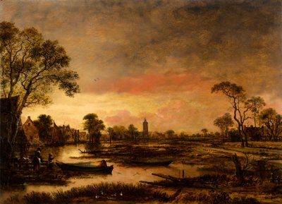 Paisaje fluvial de Aert van der Neer