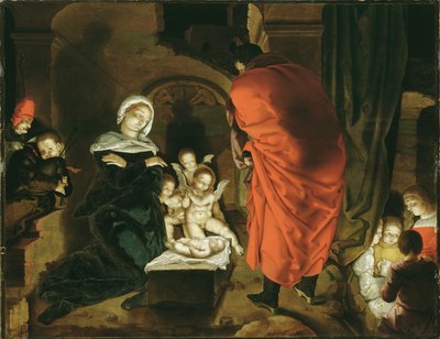 La Natividad de Cristo, primera mitad del siglo XVI de Aertgen Claesz. Leyden van
