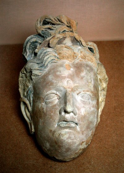 Cabeza de Bodhisattva de Afghan School