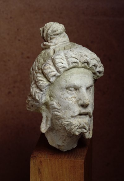 Cabeza de Brahma, Afganistán, siglo II-IV de Afghan School