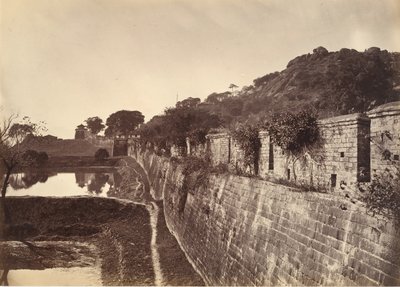 Una parte de la muralla de la ciudad, Foochow, ca. 1869 de Afong Lai