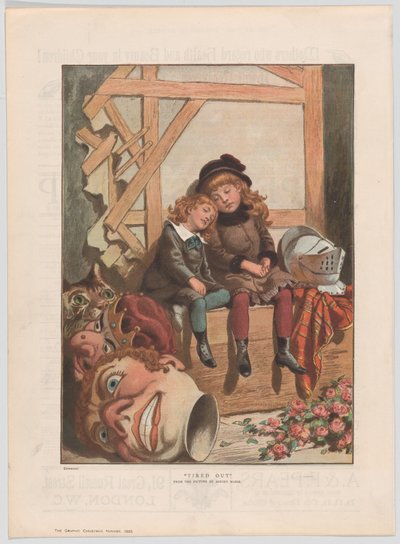 Agotado, del número de Navidad de The Graphic, 7 de diciembre de 1885 de After Adrien Emmanuel Marie.