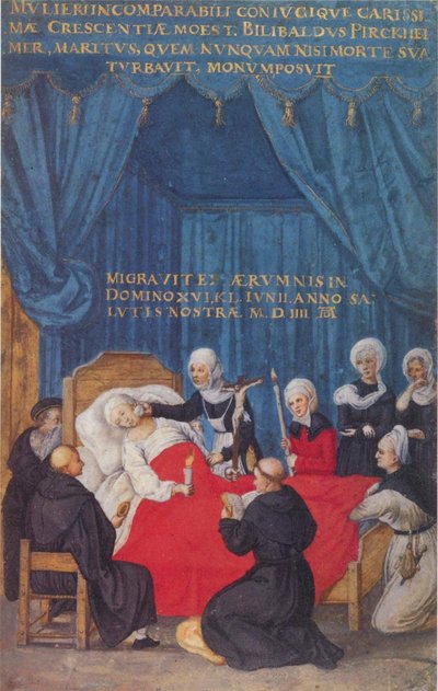 la muerte de Crescentia Pirckheimer de After Albrecht Dürer