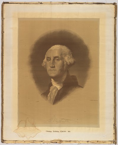 Retrato tejido de After Gilbert Stuart
