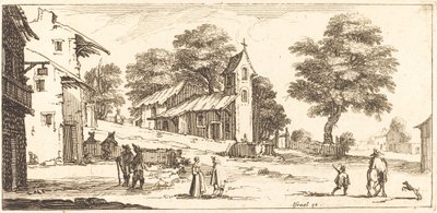 Una iglesia de After Jacques Callot