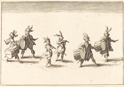 Entrada de M. de Macey de After Jacques Callot