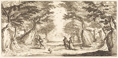 Paisaje de After Jacques Callot