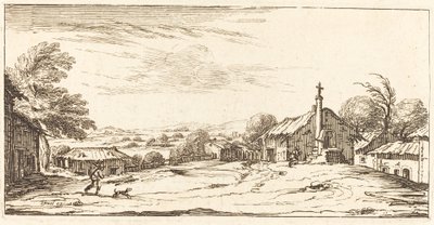 Paisaje de After Jacques Callot