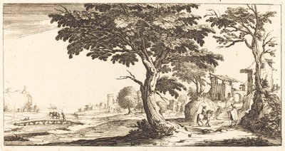 Paisaje de After Jacques Callot
