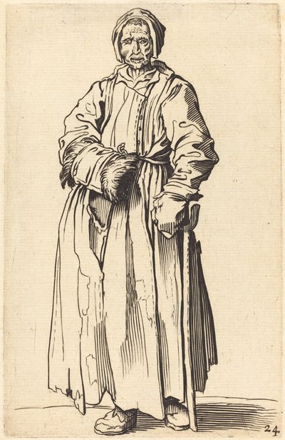 Mujer tuerta de After Jacques Callot