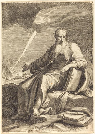 San Pablo, sentado de After Jacques Callot
