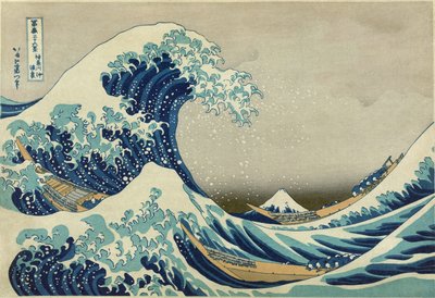 La gran ola de Kanagawa de After Katsushika Hokusai