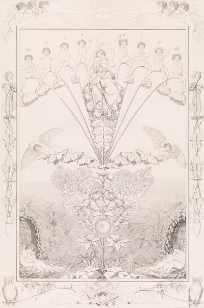 Noche, de la serie Los tiempos del día de After Philipp Otto Runge