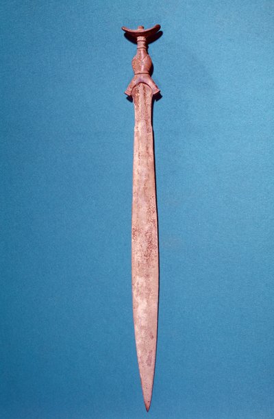 Espada, encontrada en el Saona en Neuville de Age Bronze