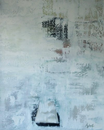 Diciembre, 2019, óleo sobre lienzo de Agnes Girardon