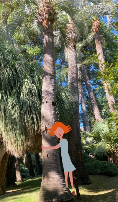 Hug, 2023 (arte digital sobre fotografía) de Agnes Girardon
