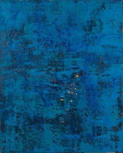 El testigo, 2019 (óleo sobre lienzo) de Agnes Girardon
