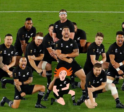 The Hakka , 2023 (arte digital sobre fotografía) de Agnes Girardon