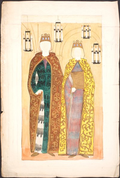Boceto para Las hijas de Hr. Ebbe de Agnes Slott Møller