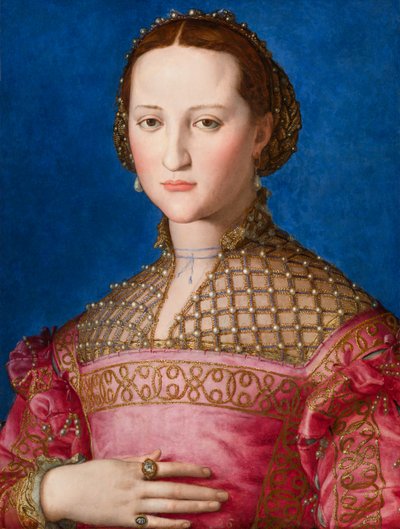 Retrato de Leonor de Toledo, c.1543 de Agnolo Bronzino