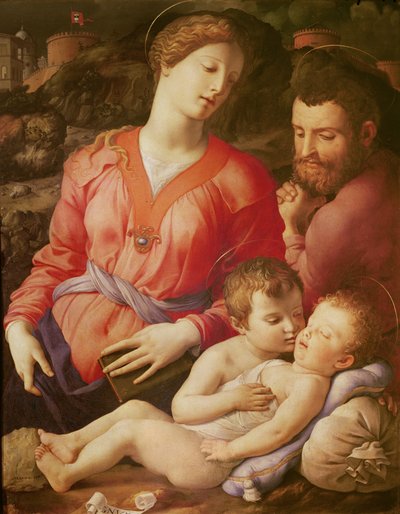 La Sagrada Familia Panciatichi, c. 1540 de Agnolo Bronzino