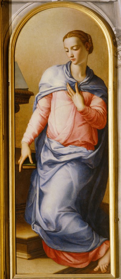Virgen de la Anunciación de Agnolo Bronzino