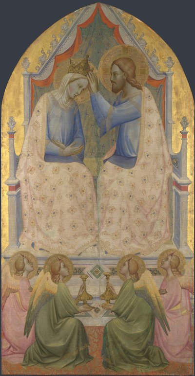 La coronación de la Virgen, 1380s de Agnolo Gaddi
