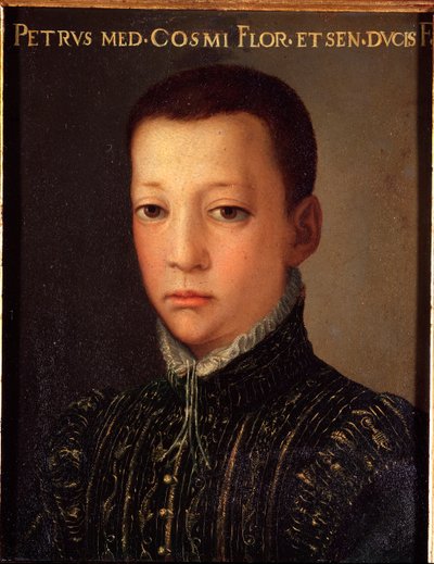 Retrato de Don Pietro de Medicis (1554-1604) de Agnolo Bronzino
