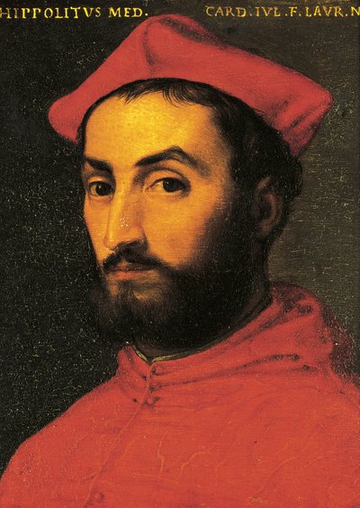 Retrato de Ippolito de Medici (Urbino) de Agnolo Bronzino