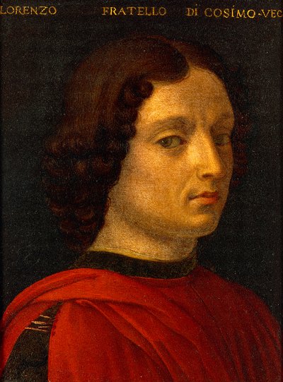 Retrato de Lorenzo de Medici el Viejo, por Agnolo Bronzino, circa 1565-1569 de Agnolo Bronzino