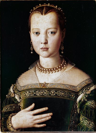 Retrato de María de Médici de Agnolo Bronzino