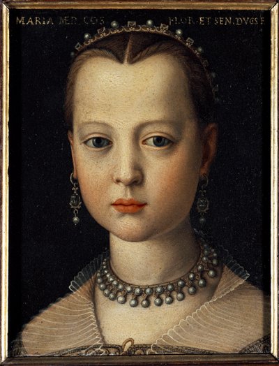 Retrato de María de Médici (1540-1557), hija de Cosme I de Toscana de Agnolo Bronzino