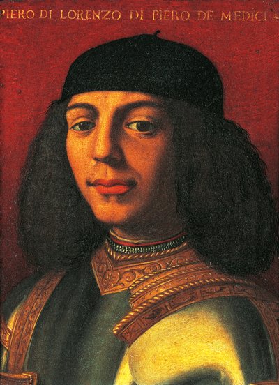 Retrato de Piero de Médici, también conocido como Piero el Desafortunado de Agnolo Bronzino