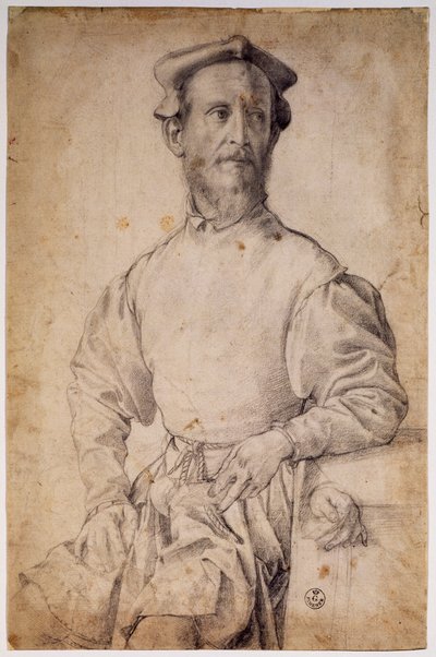 Retrato de Pontormo de Agnolo Bronzino