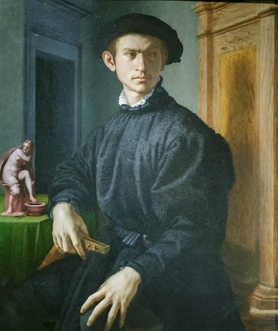 Retrato de un joven con un laúd de Agnolo Bronzino