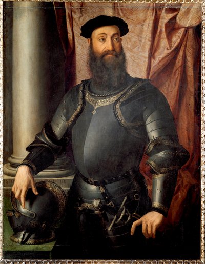 Retrato del Condotiero Stefano Colonna de Agnolo Bronzino
