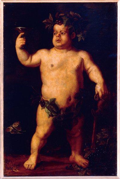 Retrato del enano Morgante como Baco de Agnolo Bronzino