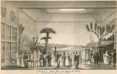 Exposición del México Moderno en el Egyptian Hall, Piccadilly, Londres de Agostino Aglio