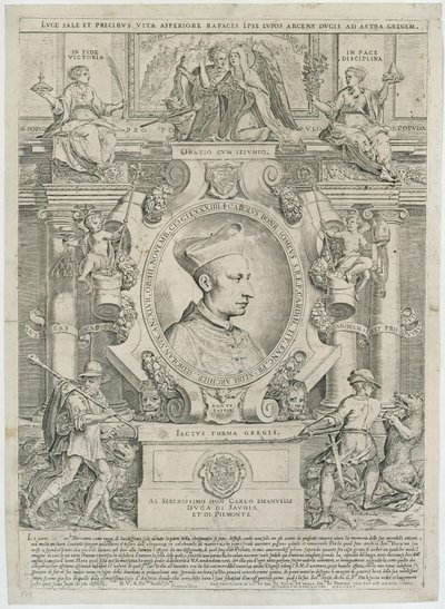 Carlo Borromeo de Agostino Carracci