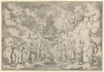 Armonía de las esferas de Agostino Carracci