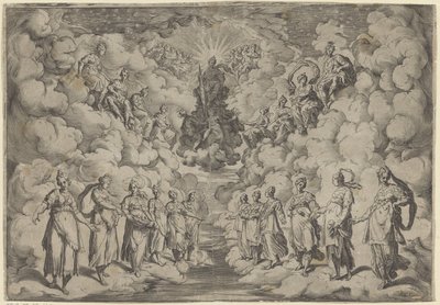 Armonía de las esferas de Agostino Carracci