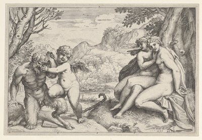 Omnia Vincit Amor de Agostino Carracci